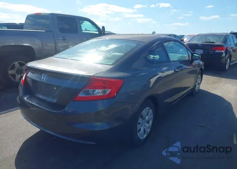 2012 Honda Civic Lx из США, поврежденный, VIN 2HGFG3B57CH556470